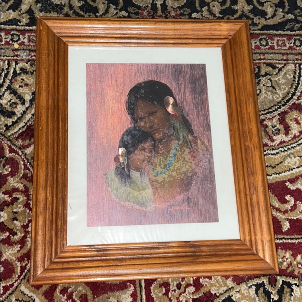 Vintage Native American Artwork - Picture 4 of 7